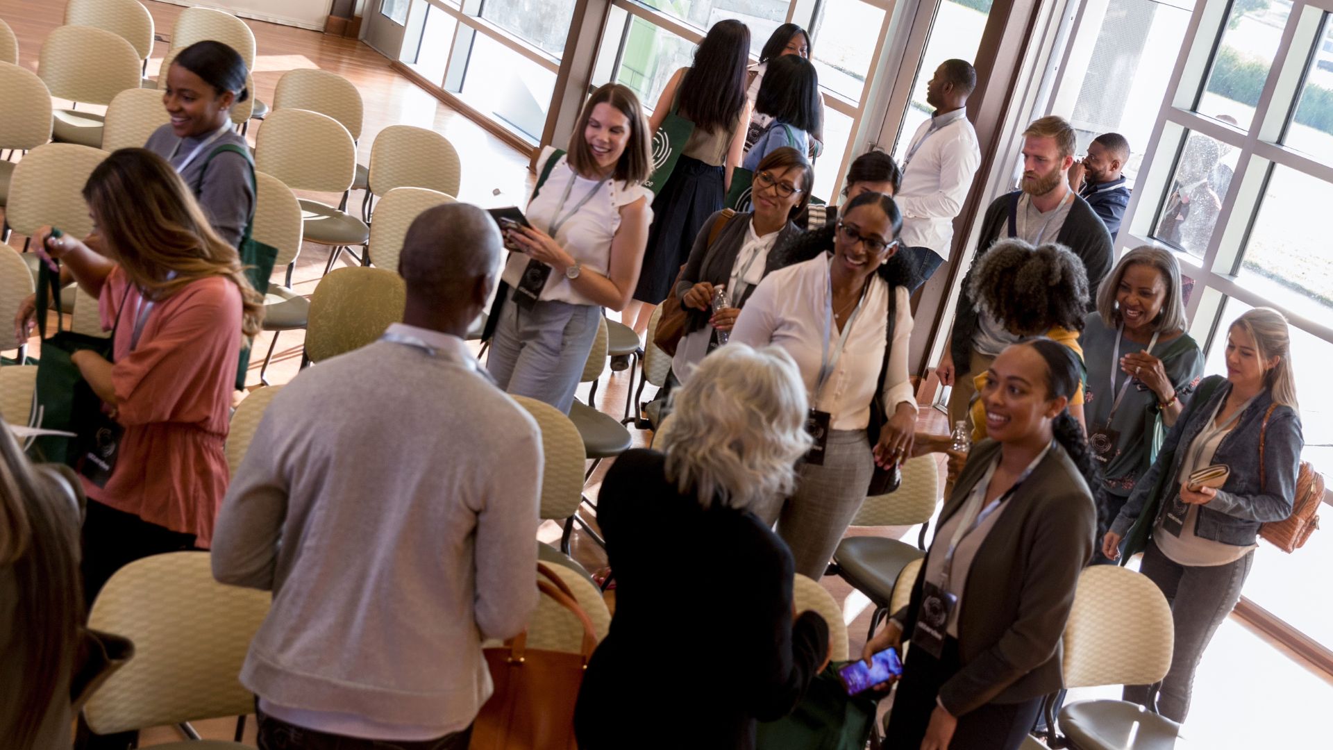 Group of people at event